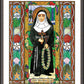 Wall Frame Espresso, Matted - St. Marianne Cope by Brenda Nippert - Trinity Stores