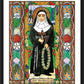 Wall Frame Black, Matted - St. Marianne Cope by B. Nippert