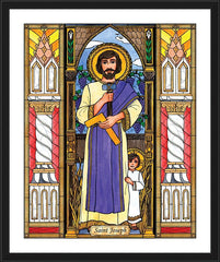 Wall Frame Black - St. Joseph by B. Nippert