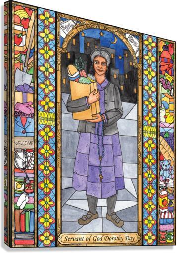 Canvas Print - Dorothy Day, Servant of God by B. Nippert