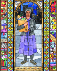 Acrylic Print - Dorothy Day, Servant of God by B. Nippert
