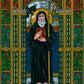 Wall Frame Espresso, Matted - St. Benedict of Nursia by Brenda Nippert - Trinity Stores