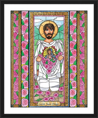 Wall Frame Black - St. Juan Diego by B. Nippert