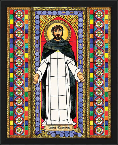 Wall Frame Black - St. Dominic by Brenda Nippert - Trinity Stores