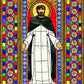 Wall Frame Black, Matted - St. Dominic by B. Nippert