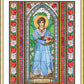 Wall Frame Gold, Matted - St. Dorothy by B. Nippert