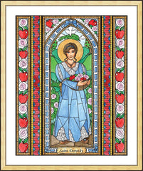 Wall Frame Gold - St. Dorothy by B. Nippert