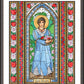 Wall Frame Espresso, Matted - St. Dorothy by B. Nippert