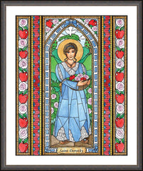 Wall Frame Espresso - St. Dorothy by B. Nippert