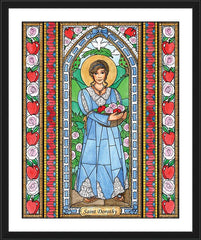 Wall Frame Black - St. Dorothy by B. Nippert