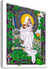 Canvas Print - St. Dymphna by B. Nippert
