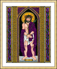 Wall Frame Gold - Ecce Homo by B. Nippert