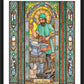 Wall Frame Black, Matted - St. Eligius by Brenda Nippert - Trinity Stores