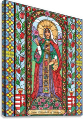 Canvas Print - St. Elizabeth of Hungary by B. Nippert