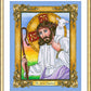 Wall Frame Gold, Matted - Good Shepherd  by Brenda Nippert - Trinity Stores