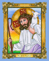 Metal Print - Good Shepherd  by B. Nippert