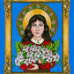 Wall Frame Gold, Matted - St. Maria Goretti  by Brenda Nippert - Trinity Stores