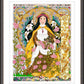 Wall Frame Espresso, Matted - St. Therese of Lisieux by Brenda Nippert - Trinity Stores