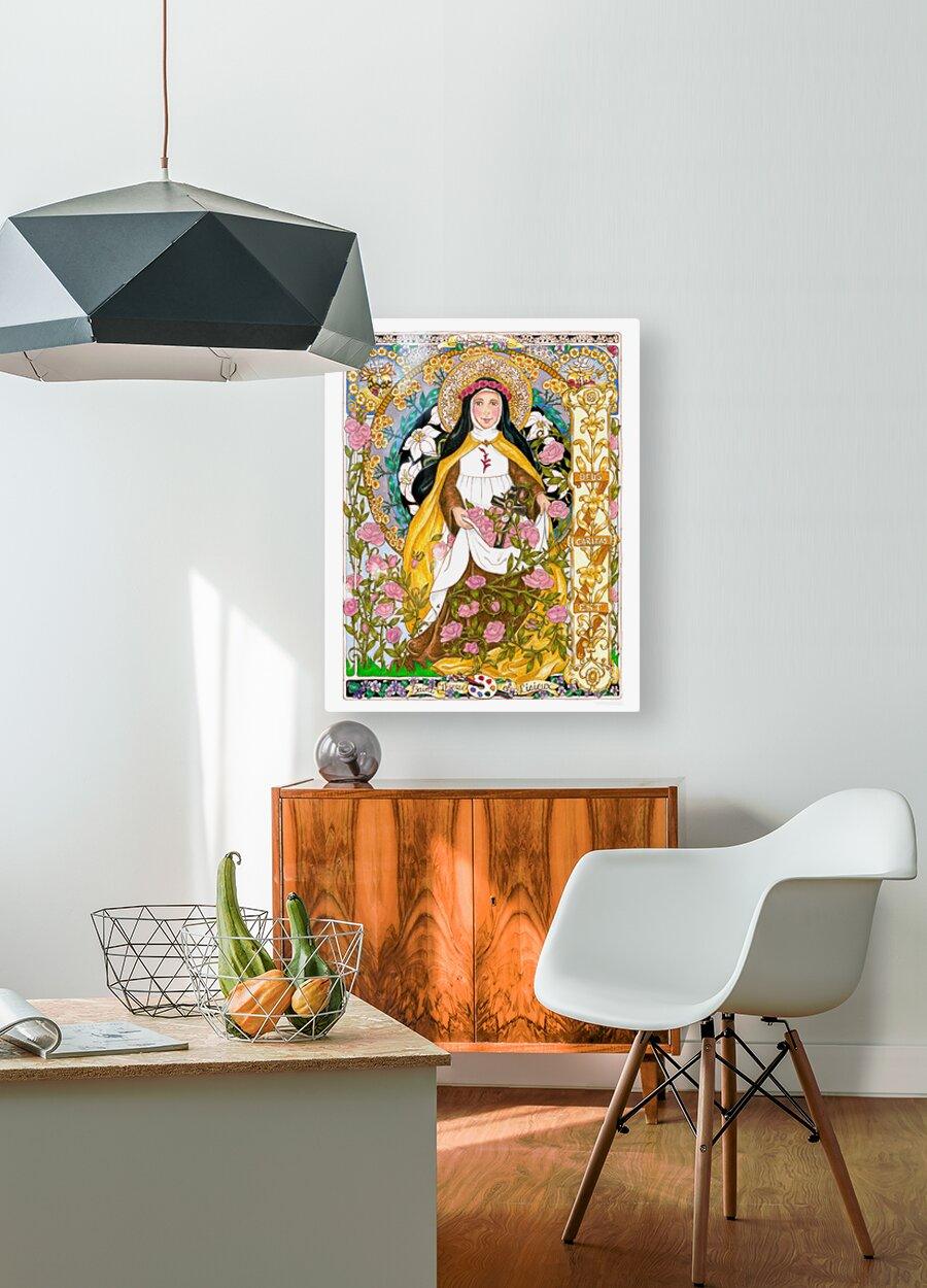 Metal Print - St. Thérèse  of Lisieux by Brenda Nippert - Trinity Stores