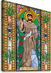 Canvas Print - St. Francis of Assisi by B. Nippert