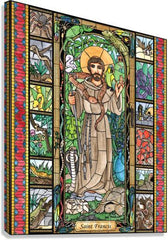 Canvas Print - St. Francis - Patron of Exotic Animals by B. Nippert