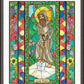 Wall Frame Espresso, Matted - St. Fiacre by B. Nippert
