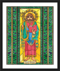 Wall Frame Black - St. Finnian by B. Nippert