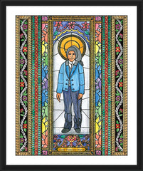 Wall Frame Black - St. Francisco Marto by B. Nippert