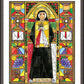 Wall Frame Espresso, Matted - St. Faustina by B. Nippert