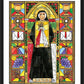 Wall Frame Black, Matted - St. Faustina by B. Nippert