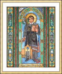 Wall Frame Gold - Bl. Francis Xavier Seelos by B. Nippert