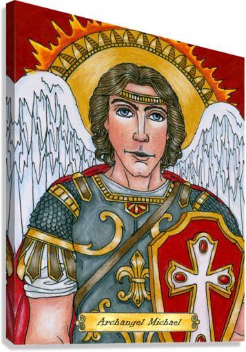 Canvas Print - St. Michael Archangel by Brenda Nippert - Trinity Stores