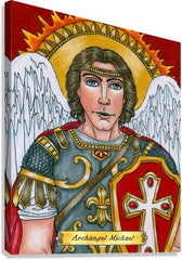 Canvas Print - St. Michael Archangel by B. Nippert