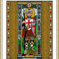 Wall Frame Gold, Matted - St. George of Lydda by Brenda Nippert - Trinity Stores