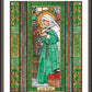 Wall Frame Espresso, Matted - St. Brigid by Brenda Nippert - Trinity Stores