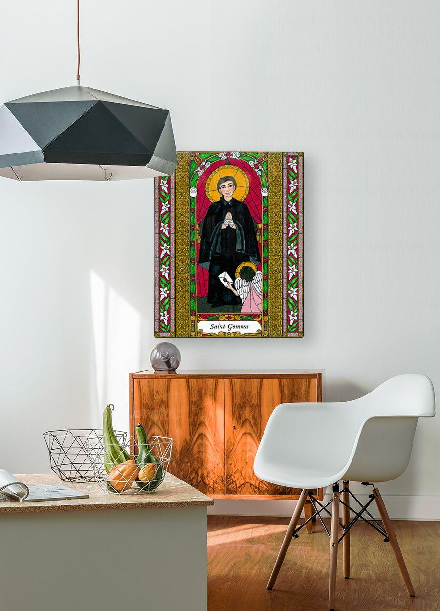 Metal Print - St. Gemma by Brenda Nippert - Trinity Stores