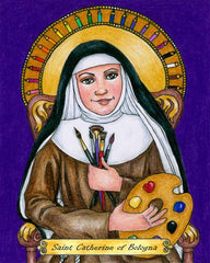Acrylic Print - St. Catherine of Bologna by B. Nippert