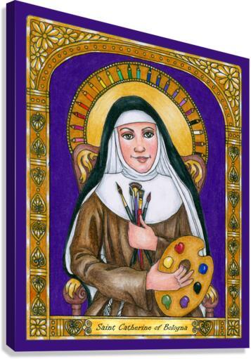 Canvas Print - St. Catherine of Bologna by Brenda Nippert - Trinity Stores