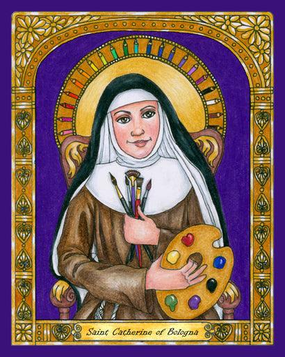 Acrylic Print - St. Catherine of Bologna by Brenda Nippert - Trinity Stores