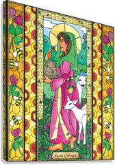 Canvas Print - St. Gobnait by B. Nippert