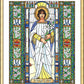 Wall Frame Gold, Matted - St. Gabriel Archangel by B. Nippert