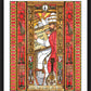 Wall Frame Black, Matted - St. Gregory the Great by B. Nippert