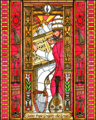 Metal Print - St. Gregory the Great by B. Nippert
