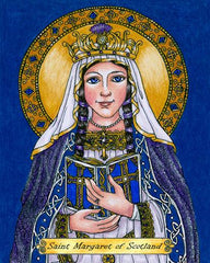 Acrylic Print - St. Margaret of Scotland by B. Nippert