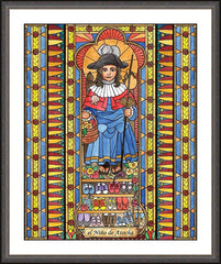 Wall Frame Espresso - Holy Child of Atocha by B. Nippert