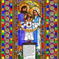 Wall Frame Espresso - Holy Family by B. Nippert