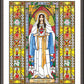 Wall Frame Espresso, Matted - Immaculate Heart of Mary by Brenda Nippert - Trinity Stores