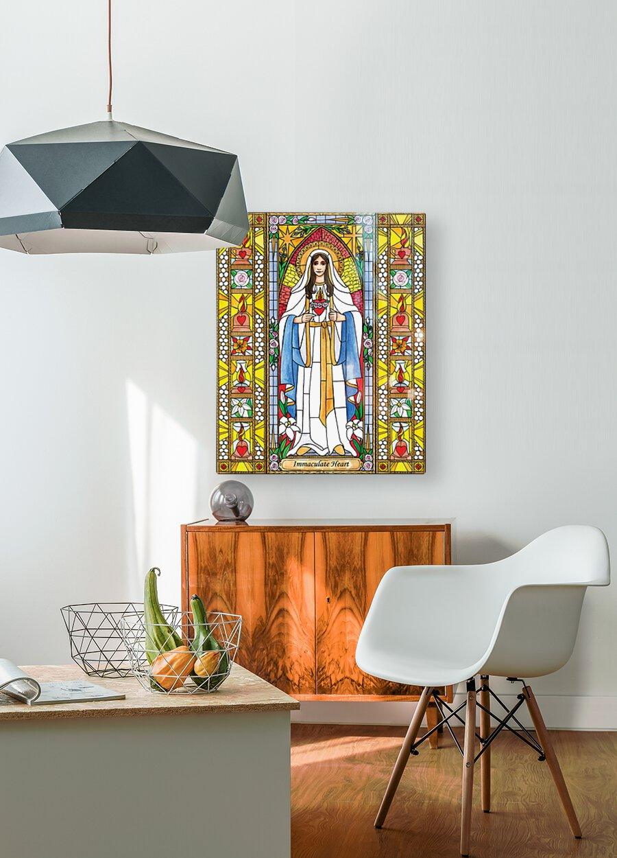 Metal Print - Immaculate Heart of Mary by Brenda Nippert - Trinity Stores