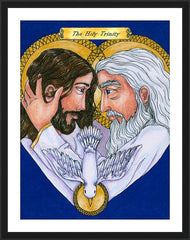 Wall Frame Black - Holy Trinity by B. Nippert