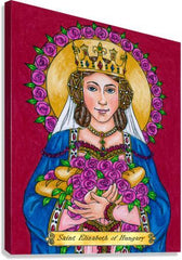 Canvas Print - St. Elizabeth of Hungary by B. Nippert